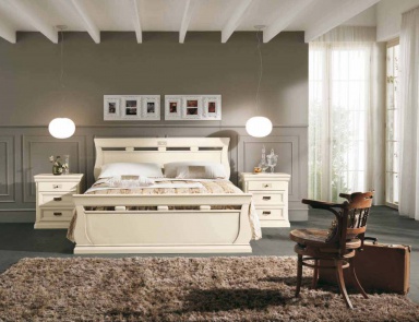 Double bed in classic style, Venere, Maronese