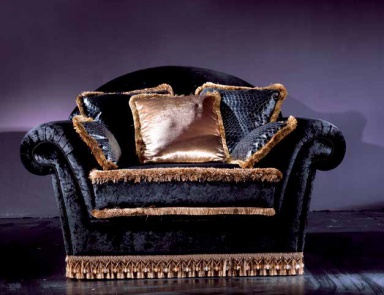 Armchair in fabric Prestige Maxi SAT Export