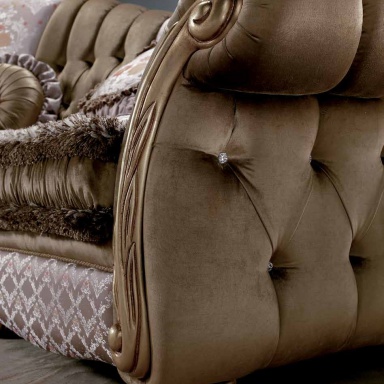 Semi-circular sofa Vanity