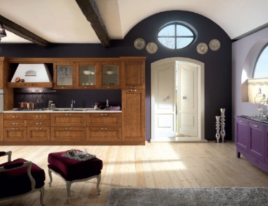 Kitchen cabinets finish veneer Siviglia, Spar