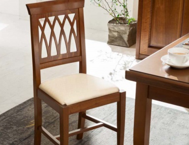 Chair with upholstered Asolana, Maronese