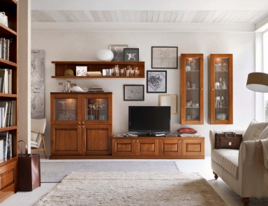 Modular system with wall cabinets Asolana, Maronese