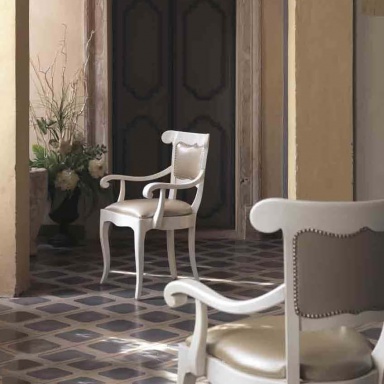 Chair with armrests Mirandola Export