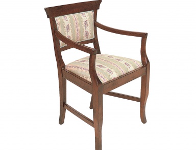 Chair with armrests Canonica, Tiferno Mobili