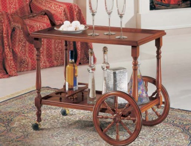 The serving table with big wheels Michelangelo, Arve Style