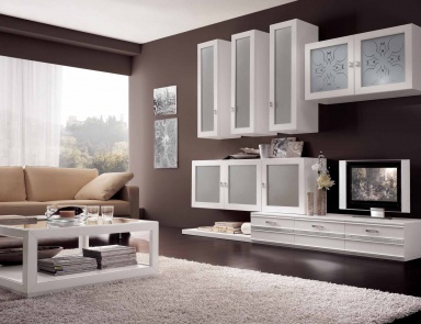 Modular system finish silver leaf Sogni, Arve Style