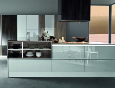 Kitchen (Suite kitchen) natural wood Cristal, Astra