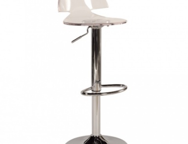 Rudy bar stool with metal frame, Stosa