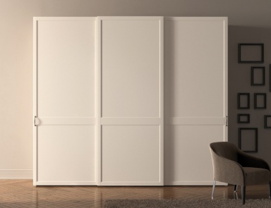 Wardrobe made of natural wood Canone Traverso, Cenedese