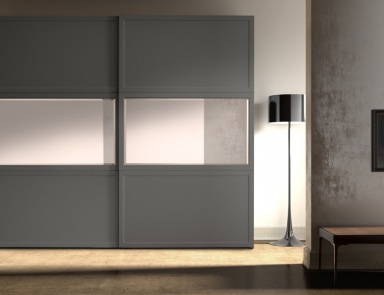 Wardrobe made of natural wood Canone Terzo, Cenedese