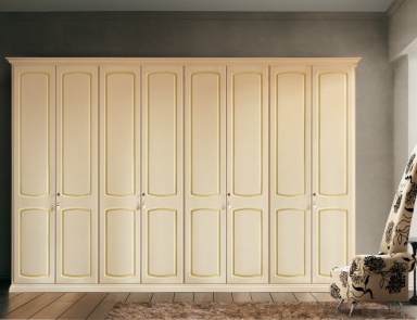 Wardrobe made of natural wood Verona Traverso, Cenedese