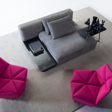 Chair in built-in table Floyd