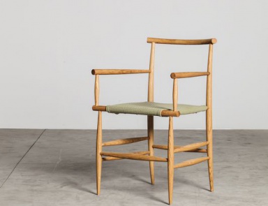 Chair with wooden frame Pelleossa, Miniforms