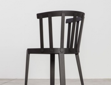 Chair with wooden frame Tina, Miniforms