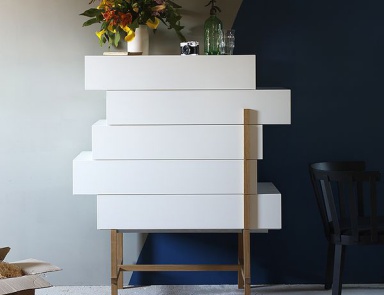 The Cabinet of natural wood Galena, Miniforms