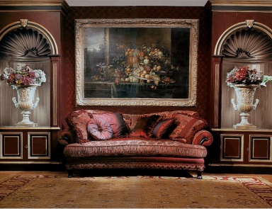 Four-seater sofa on a hidden frame, Friends - Provasi