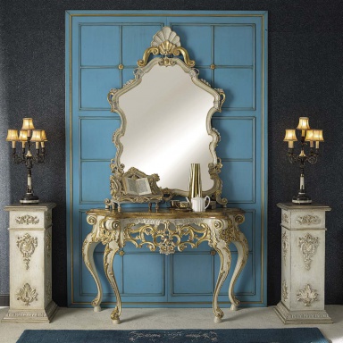 Console with mirror Ercole