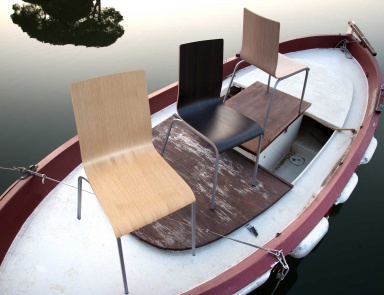 Chair without armrests Syn, Domingo Salotti