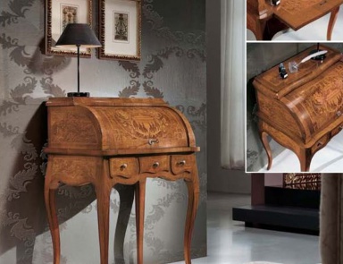 Bureau with inlay, Mirandola Export