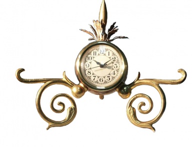 Table clock with quartz movement Clio, Luna Bella