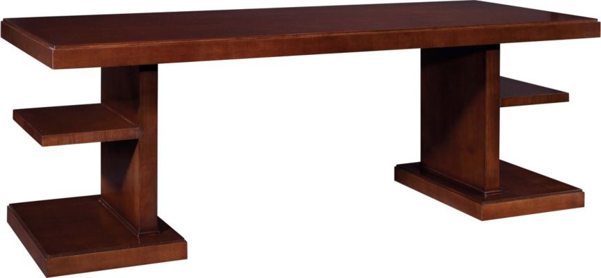 Desk With Shelves For Books Dalton Hickory Chair Luxury