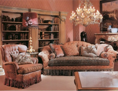 Three seater sofa on a hidden frame, Claire - Provasi