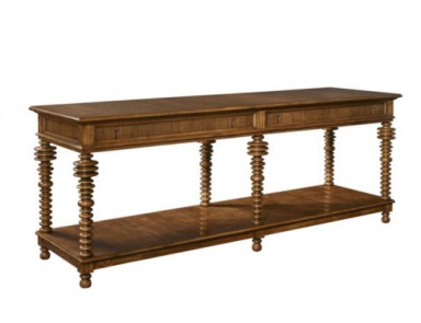 Console with turned legs Portuquese, Hickory Chair