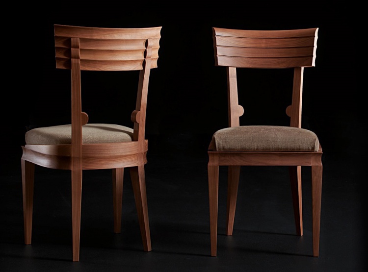 Chair with upholstery Dune, Galimberti Nino