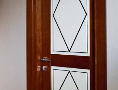 Cabinet has a single door framed in solid Ambra Onlywood