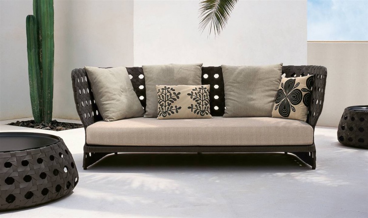 Sofa for the garden or terrace Canasta B&B Italia