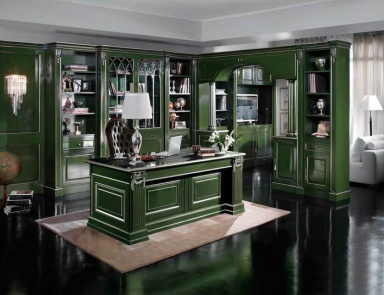 Set for Cabinet with carving and inlay Beatrice, Onlywood