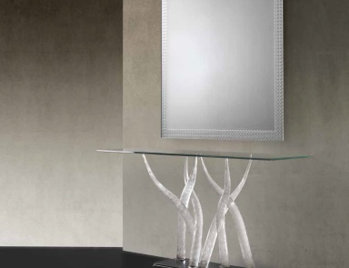 Console with legs in Murano glass Royale, Reflex Angelo