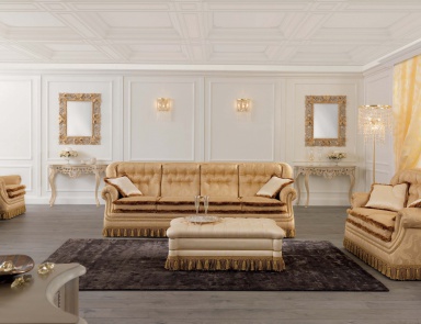 Living room set in classic style from wood of Roma, Tosconova