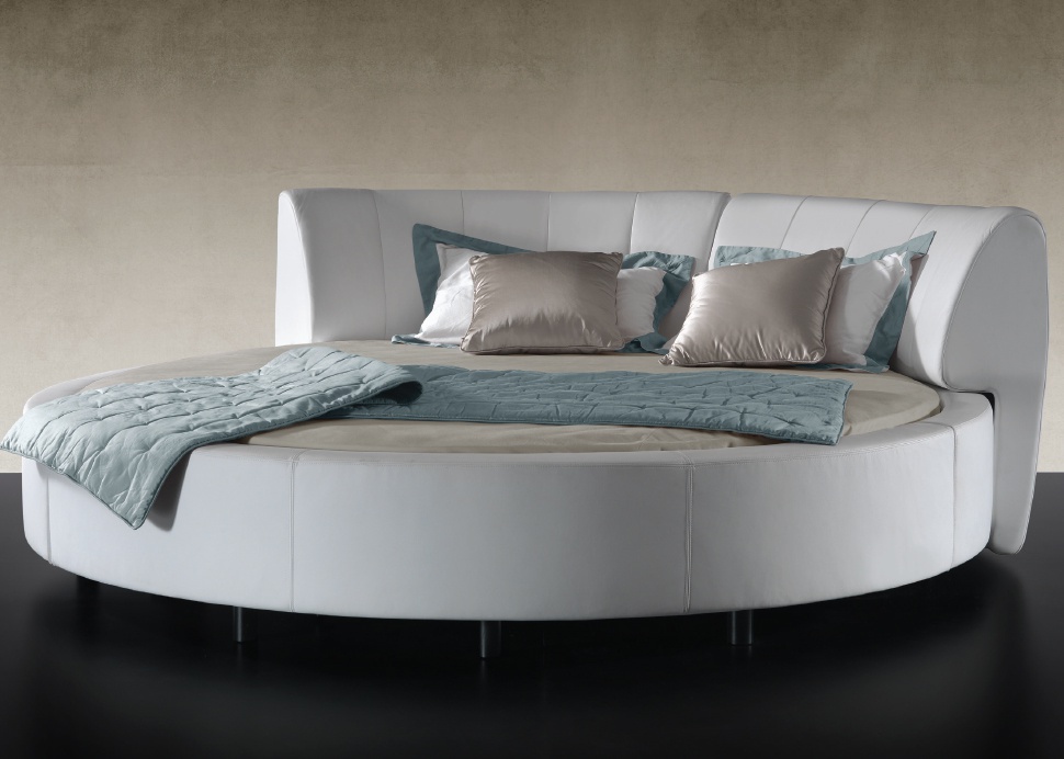 The Luna Round Bed Is A Double Reflex Angelo