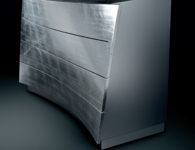 A chest of drawers on a frame of wood Ventaglio, Reflex Angelo