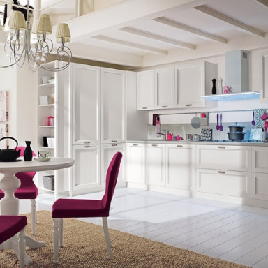 Kitchen (kitchen set) Neve e Ciclamino