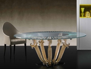 Dining table with glass top Casanova 72, Reflex Angelo