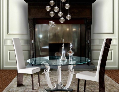 Desk with glass top 72 Casanova, Reflex Angelo