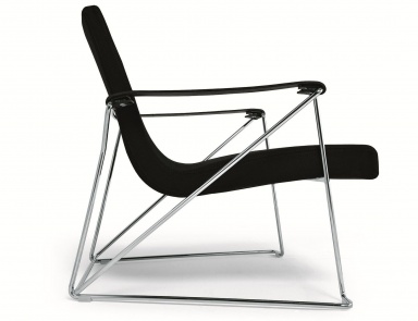 Chair frame made of metal with leather or fabric upholstery Super Hella, MisuraEmme