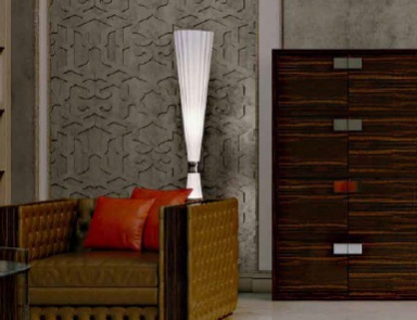 The chair frame is made of wood CA'd'oro, Reflex Angelo