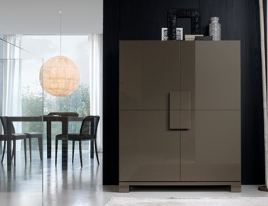 Dresser wood dark oak, WOODY - Jesse