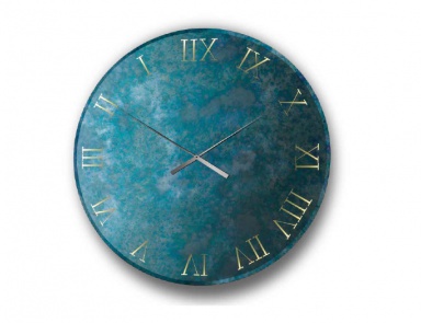 Wall clock Titanium, Reflex Angelo