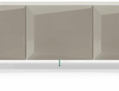 Buffet credenza on legs Swing glass, Reflex Angelo