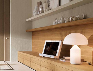 The outdoor of drawers finished in walnut Niky day, Mobileffe