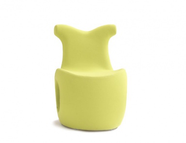 Armchair upholstered in fabric Helix, Moroso