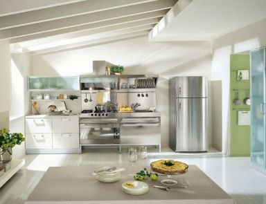 The kitchen is on the frame of chipboard Petra, Pedini