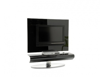Stand for LCD TVs from chrome-plated metal Display Calligaris