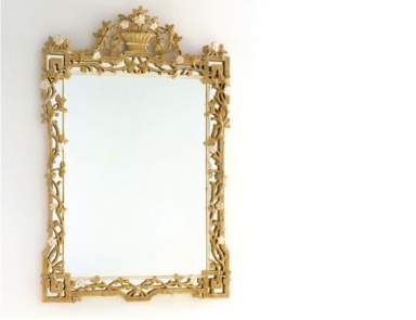 Wall mirror in wooden frame, Chelini