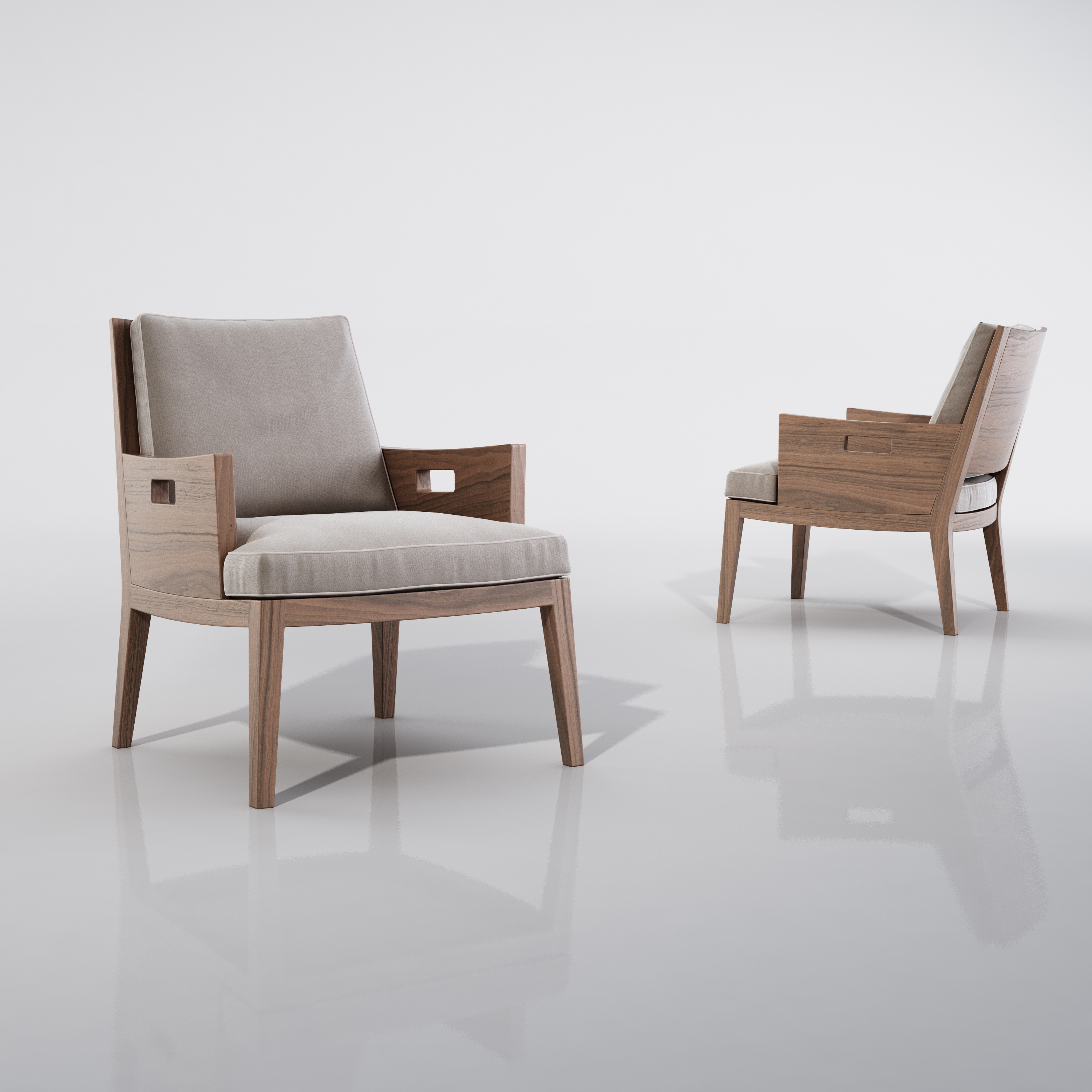 The Chair Frame Is Made Of Walnut Or Ash Wood Upholstered In Leather Or Fabric Betty Flexform Luxury Furniture Mr