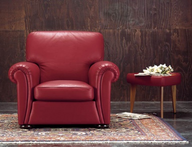 Chair in leather upholstery, KYOTO - Valdichienti